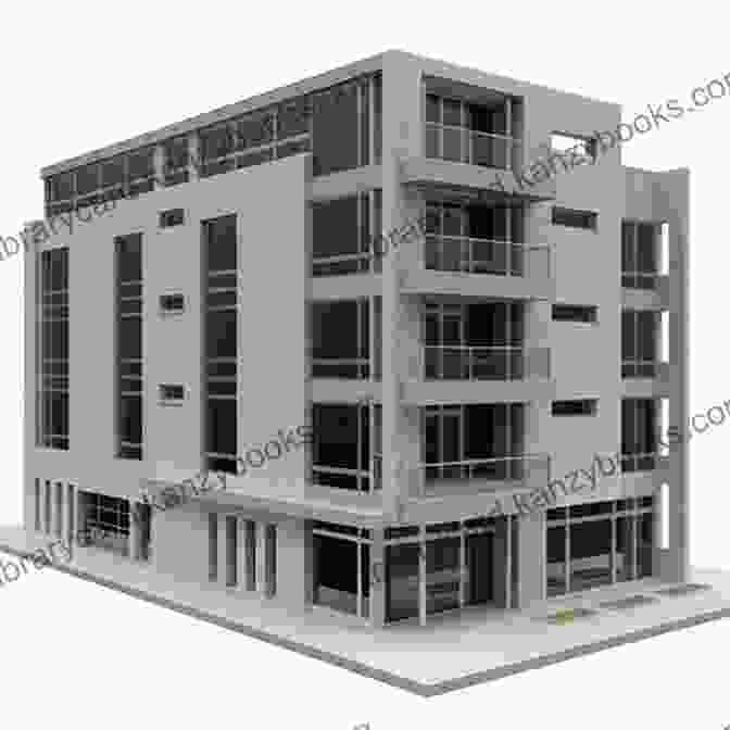 3D Model Of A Building With Intricate Details AutoCAD 2024 For Architectural Design: A Power Guide For Beginners And Intermediate Users