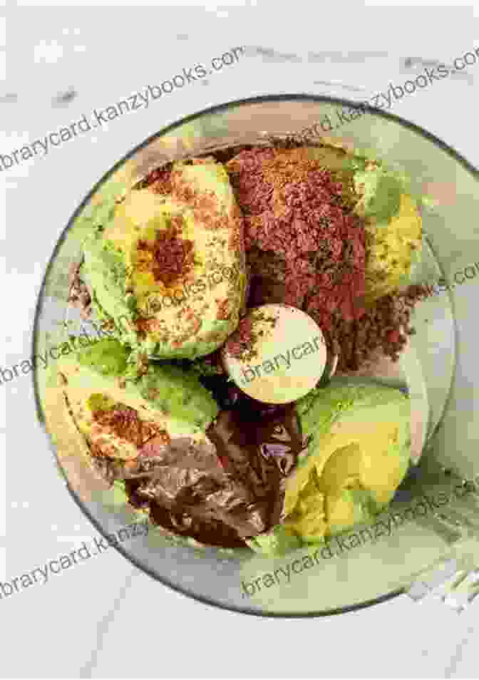 A Jar Of Avocado Chocolate Bliss Dessert Topped With Fresh Berries And Chopped Nuts Avocado Cookbook: Easy And Delicious Avocado Recipes Everyone Will Love