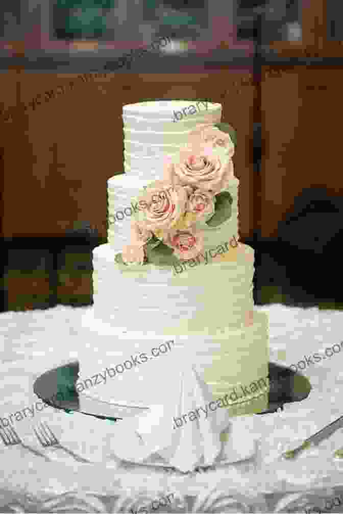 A Multi Tiered Wedding Cake Adorned With Delicate Sugar Flowers And Intricate Piping Tasty Kosher Desserts: Kosher Dessert Recipes: Kosher Dessert Cookbook