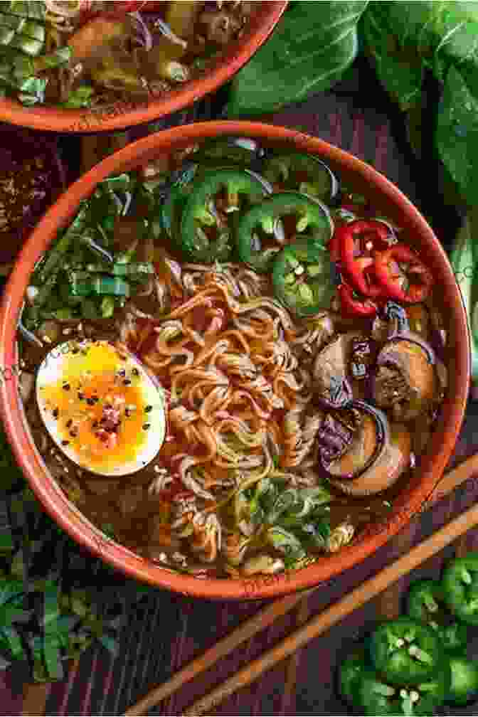 A Steaming Bowl Of Ramen Noodles With A Variety Of Toppings Singapore Cooking: Fabulous Recipes From Asia S Food Capital