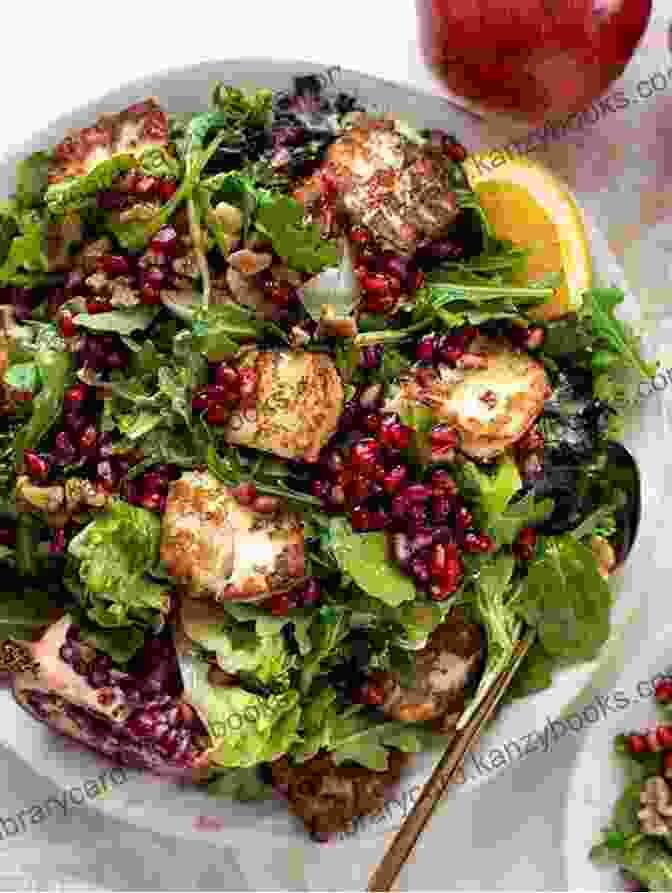 A Vibrant Pomegranate And Avocado Salad With Leafy Greens, Juicy Arils, And A Zesty Dressing 10 BEST POMEGRANATE RECIPES: Become A Professional Cooker