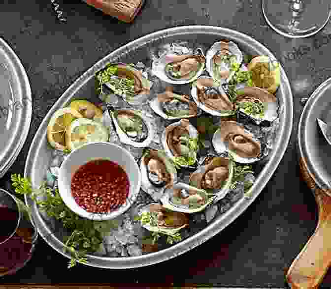 Assortment Of Seafood Appetizers, Including Shrimp Cocktail And Oysters On The Half Shell Seafood Mood: Enjoyable And Easy Seafood Recipes