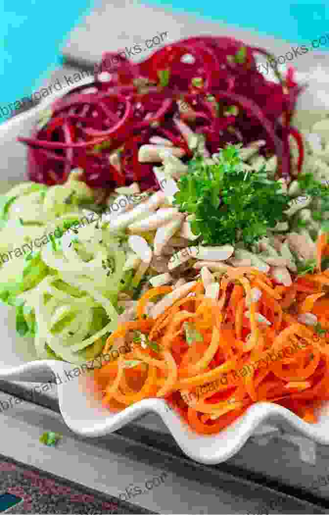 Colorful And Nutritious Rainbow Salad Made With Inspiralized Vegetable Noodles Spiralizer Cookbook: Inspiralized Creative And Healthy Spiralizer Recipes For Energy Boosting And Weight Loss (Spiralize Everything 2)