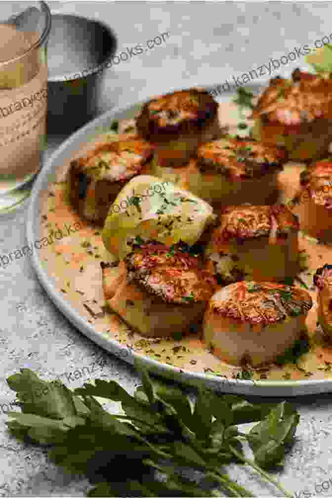 Golden Brown Scallops Pan Seared To Perfection, Drizzled With A Luscious Lemon Cream Sauce Seafood Cookbook: From Tilapia To Shell Fish Enjoy Tasty Seafood With Delicious Seafood Recipes