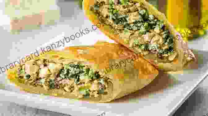 Golden Brown Spinach And Feta Filo Rolls Bursting With Flavor The Super Easy Baking Cookbook For Two: New Delicious +50 Baking Recipes For Sweet And Savory Treats