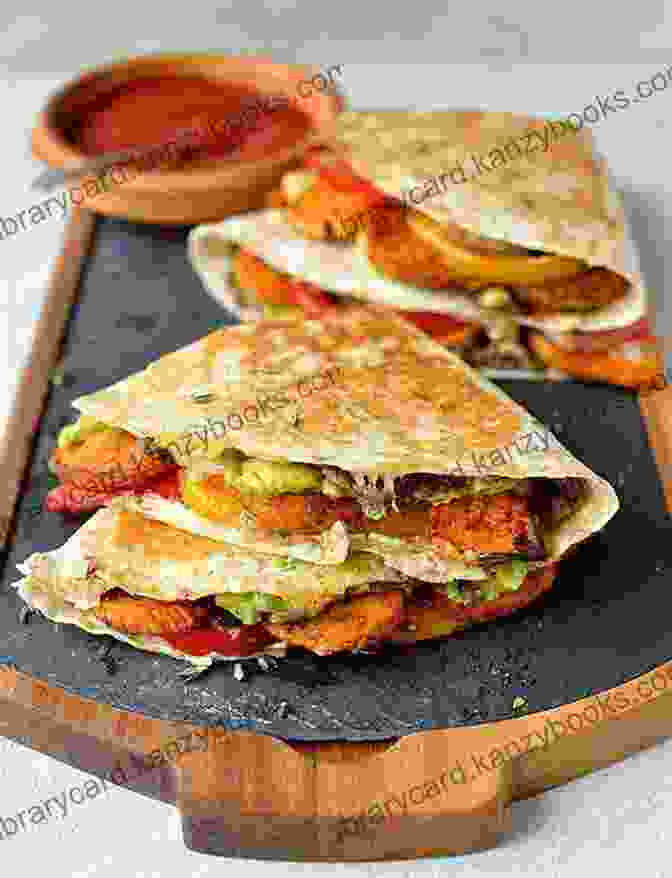 Quesadillas Filled With Cheese And Vegetables Mexican Appetizer Cookbook: Spice Up Any Dinner With Over 50 Delicious Mexican Appetizer Recipes