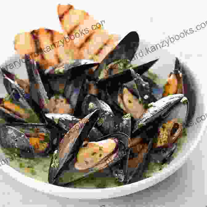 Steaming Mussels In A Fragrant Broth Of White Wine And Aromatic Herbs Seafood Cookbook: From Tilapia To Shell Fish Enjoy Tasty Seafood With Delicious Seafood Recipes